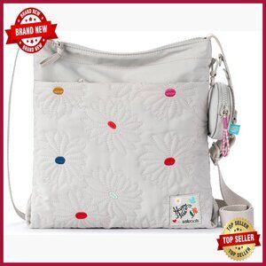 Eco-Friendly Crossbody Bag with Adjustable Strap and Multiple Pockets